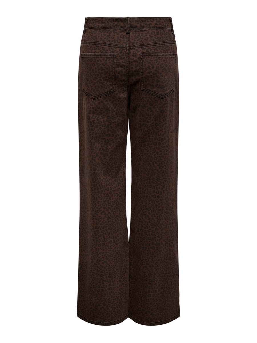 ONLMADISON HW WIDE ANIMAL PANT PNT