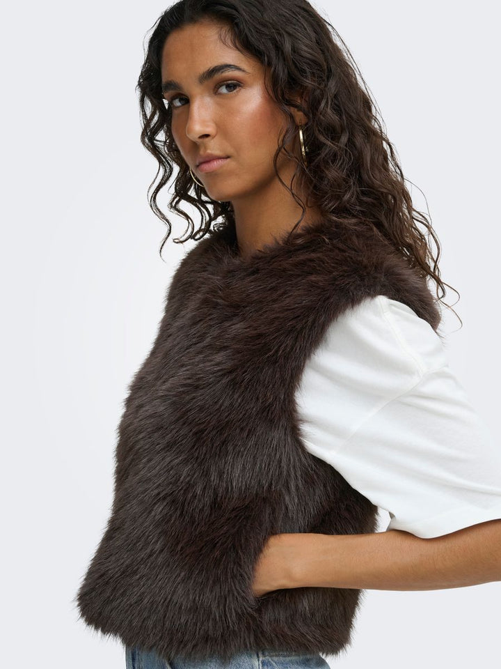 JDYORA FAUX FUR WAISTCOAT OTW QIQ NOOS