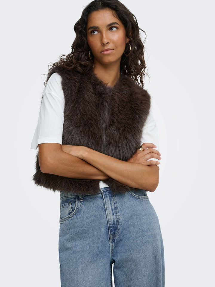 JDYORA FAUX FUR WAISTCOAT OTW QIQ NOOS