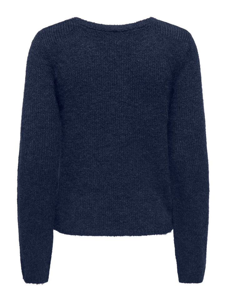 ONLMAGGIE LS CROSS V-NECK CC KNT