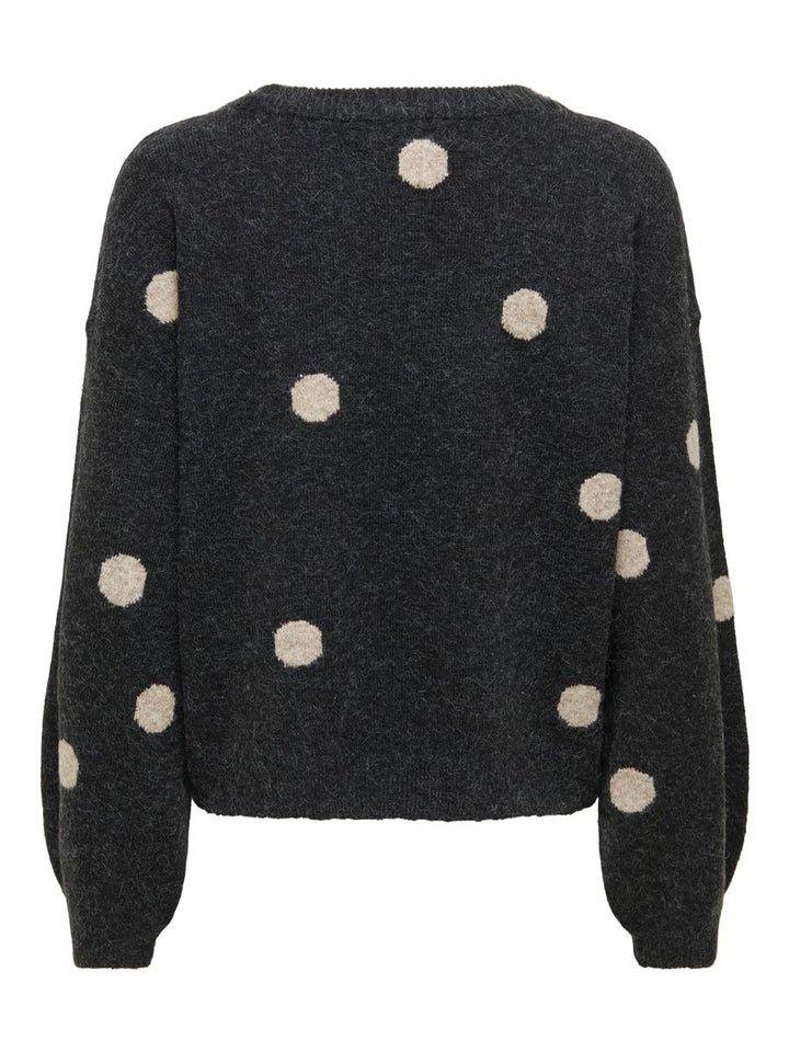 ONLRICA LS DETAIL O-NECK CC KNT