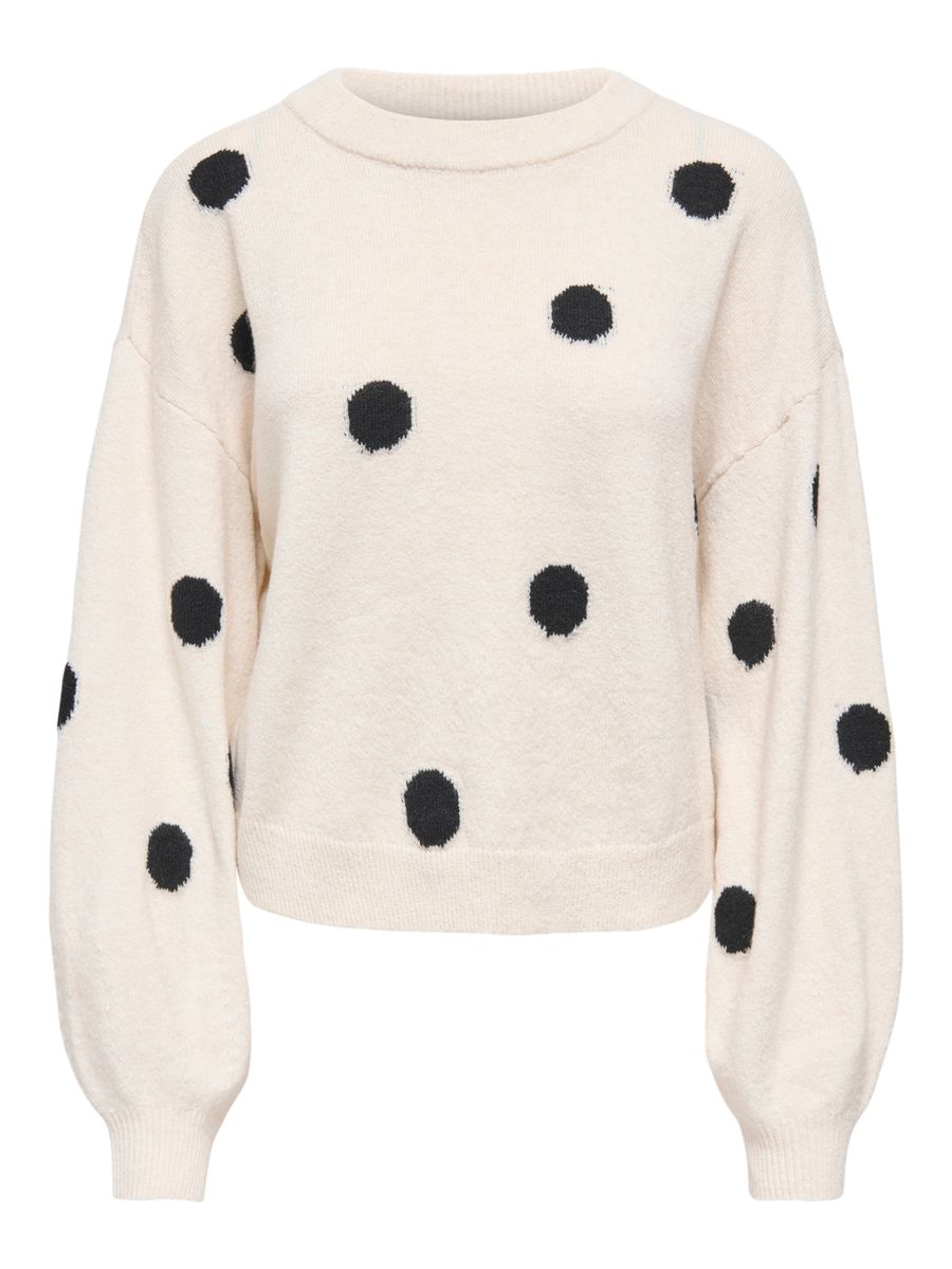 ONLRICA LS DETAIL O-NECK CC KNT