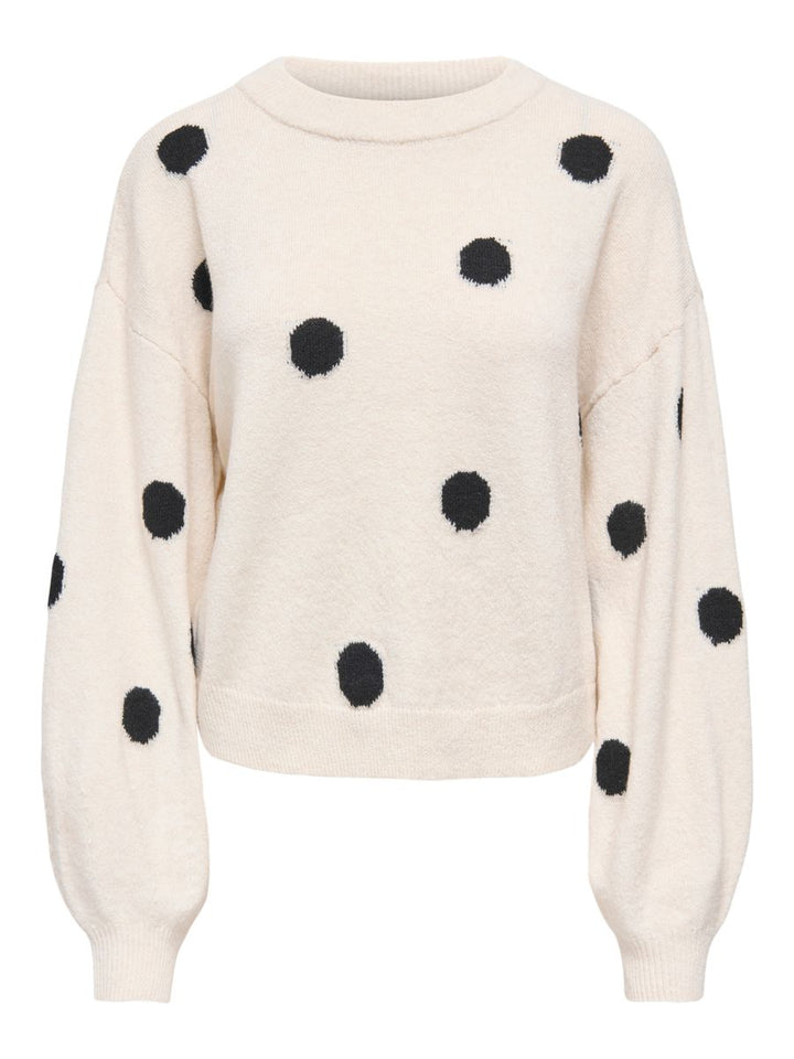 ONLRICA LS DETAIL O-NECK CC KNT