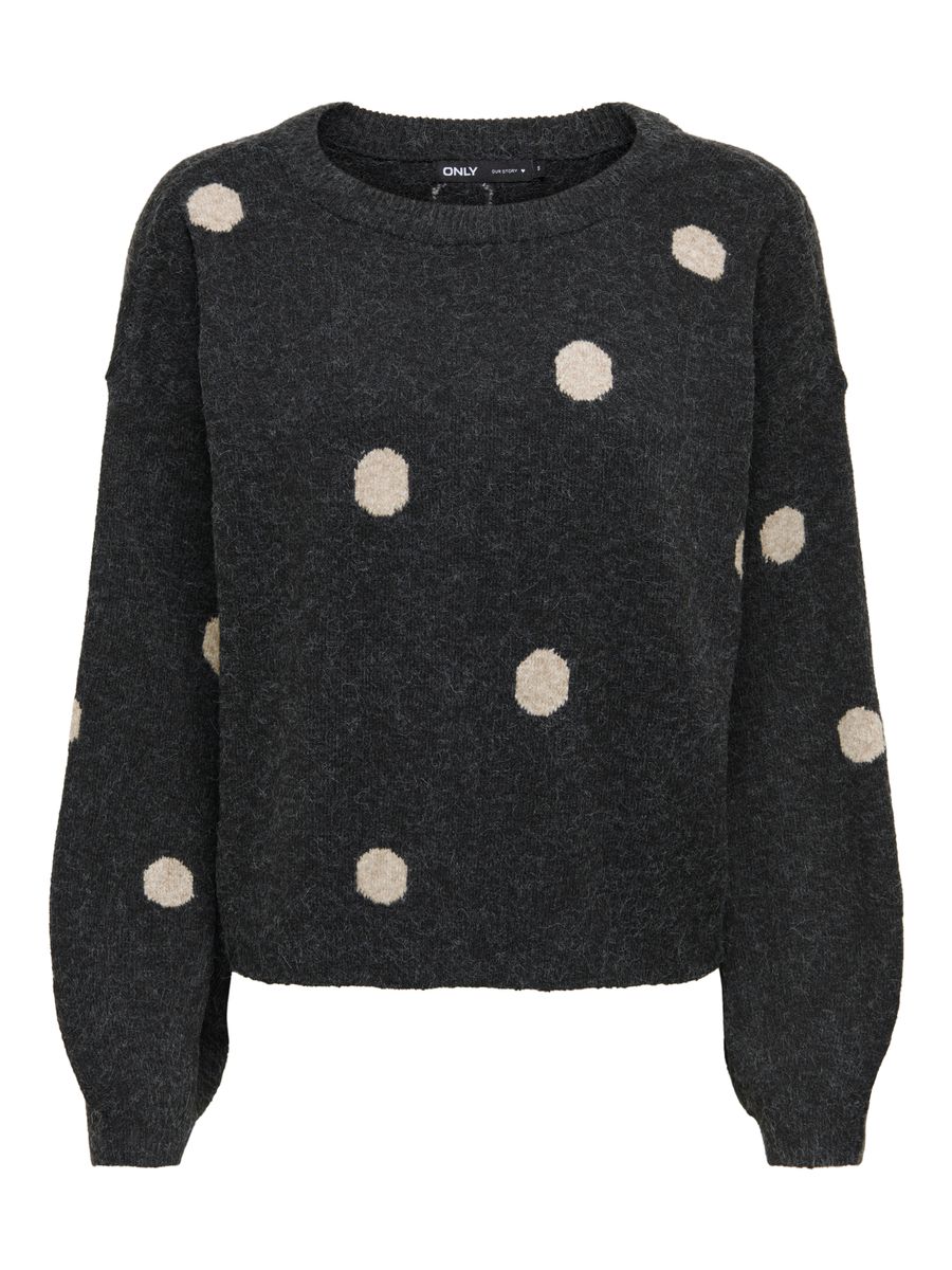 ONLRICA LS DETAIL O-NECK CC KNT