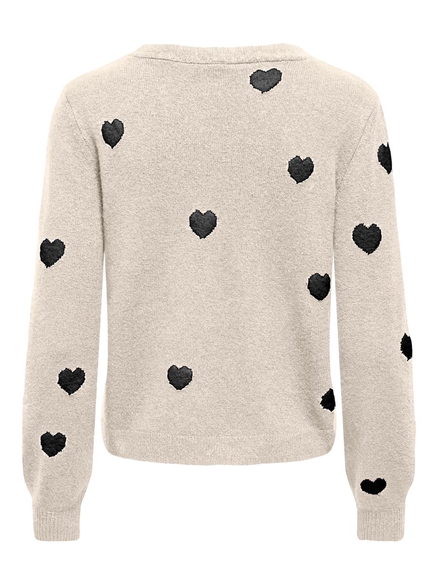 ONLRICA LS DETAIL V CARDI CC KNT