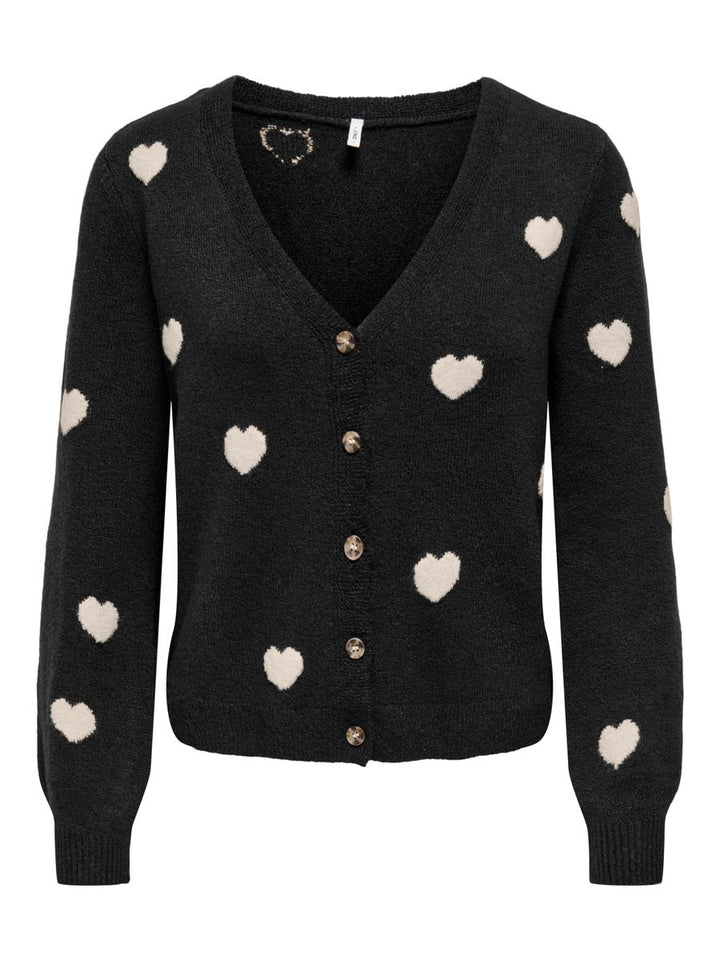 ONLRICA LS DETAIL V CARDI CC KNT