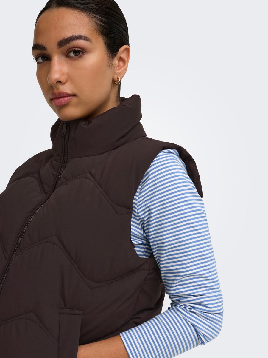 JDYPOWER SHORT WAISTCOAT OTW HAB