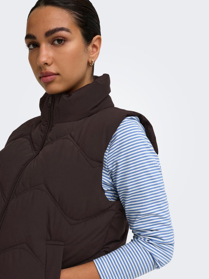JDYPOWER SHORT WAISTCOAT OTW HAB