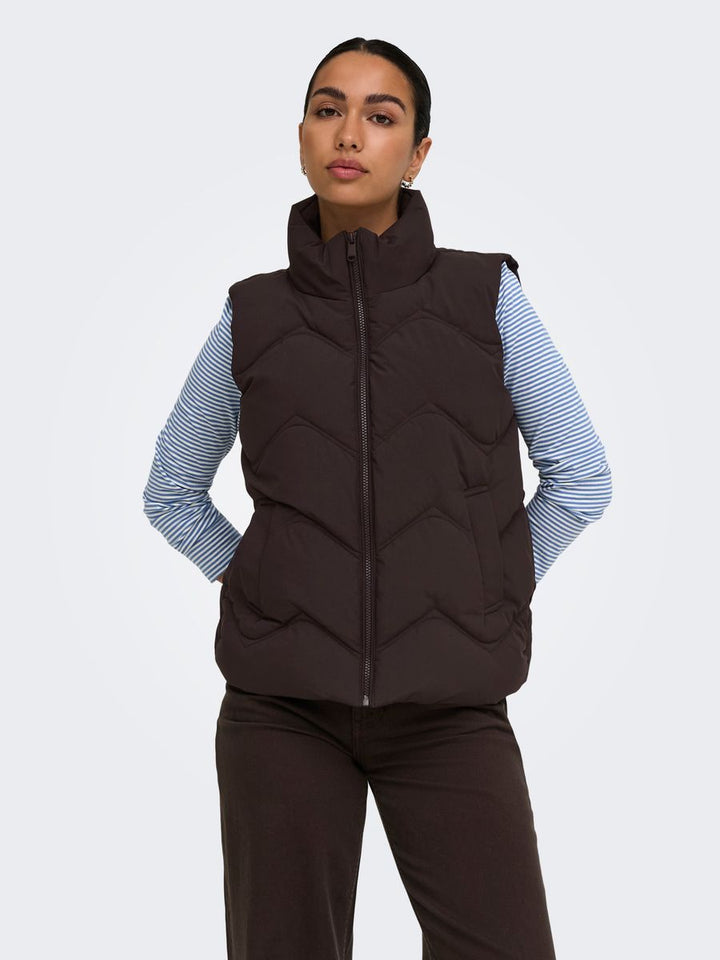 JDYPOWER SHORT WAISTCOAT OTW HAB