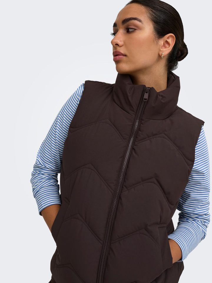 JDYPOWER SHORT WAISTCOAT OTW HAB