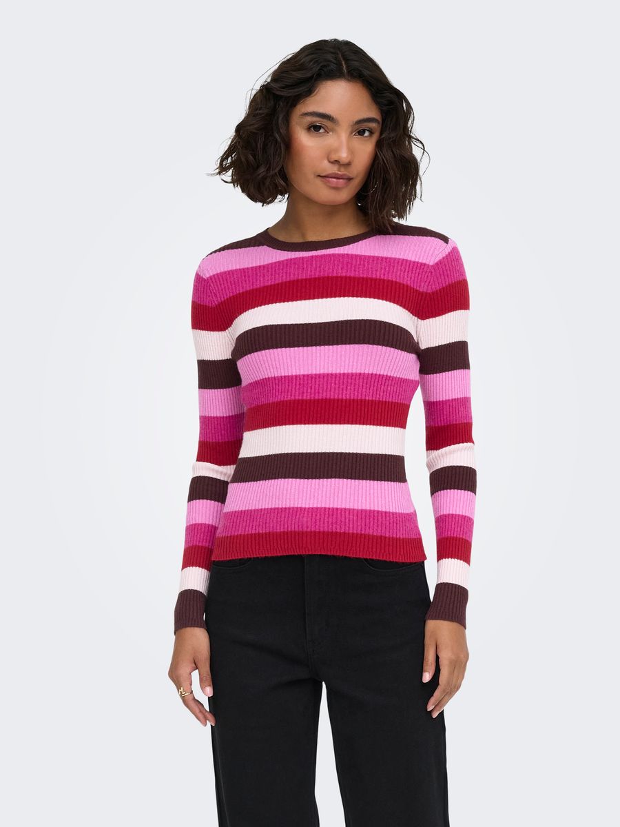 ONLIBI LS O-NECK RIB CC KNT