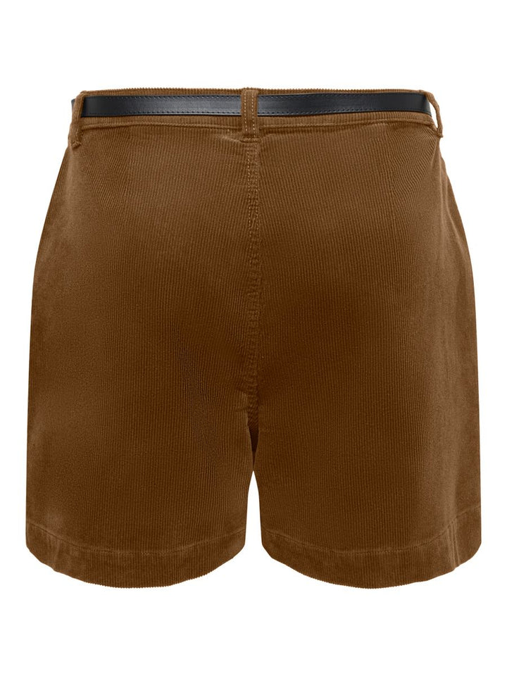 ONLZEVA HW BELT CORD SHORTS CC PNT