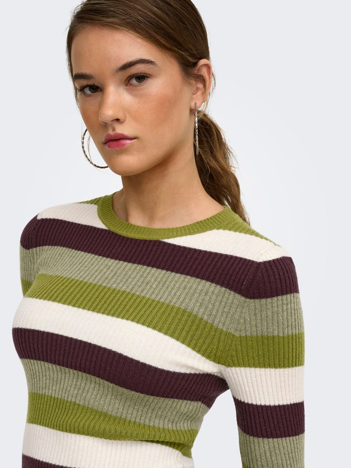 ONLIBI LS O-NECK RIB CC KNT