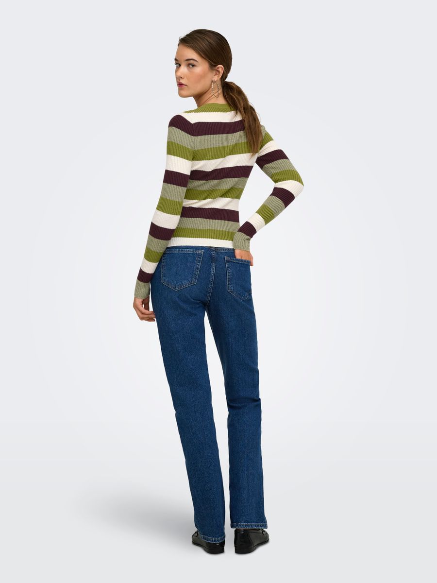 ONLIBI LS O-NECK RIB CC KNT