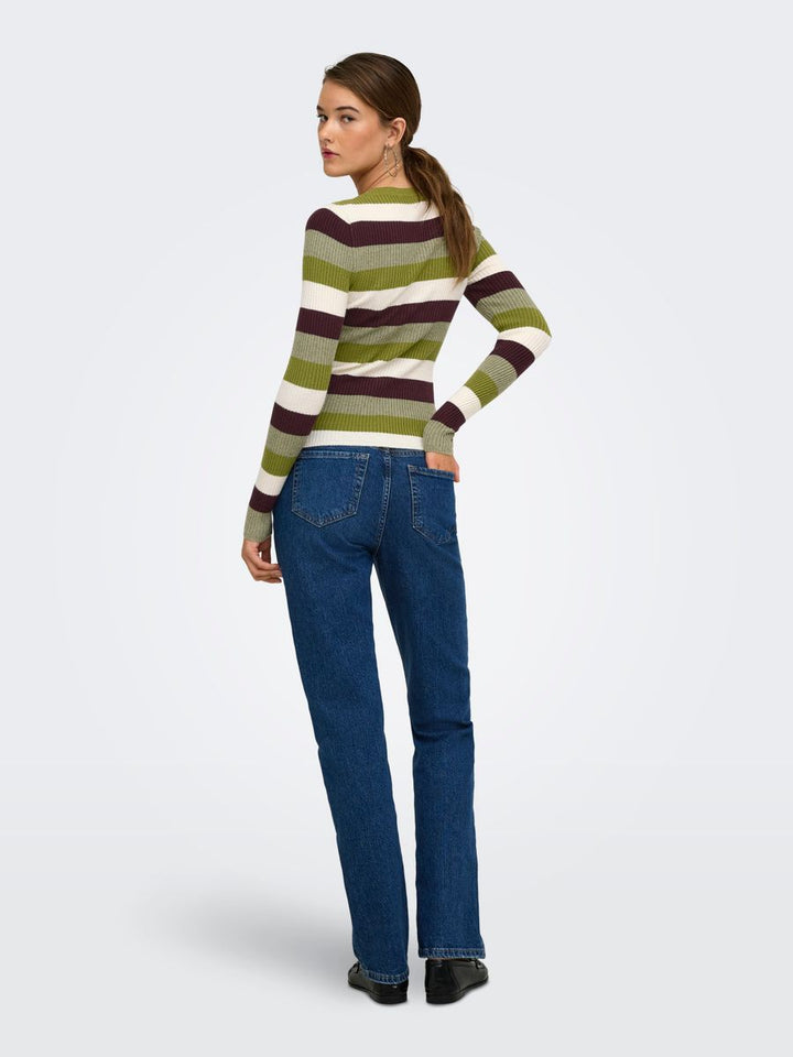 ONLIBI LS O-NECK RIB CC KNT