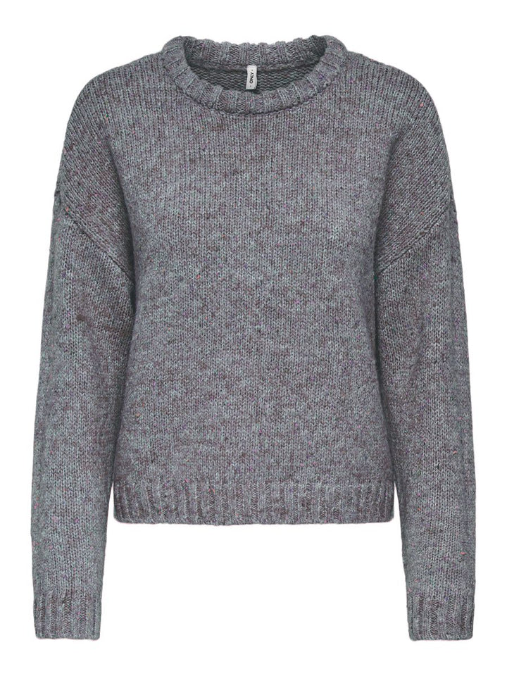 ONLSMILLA LS LOOSE O-NECK CS KNT