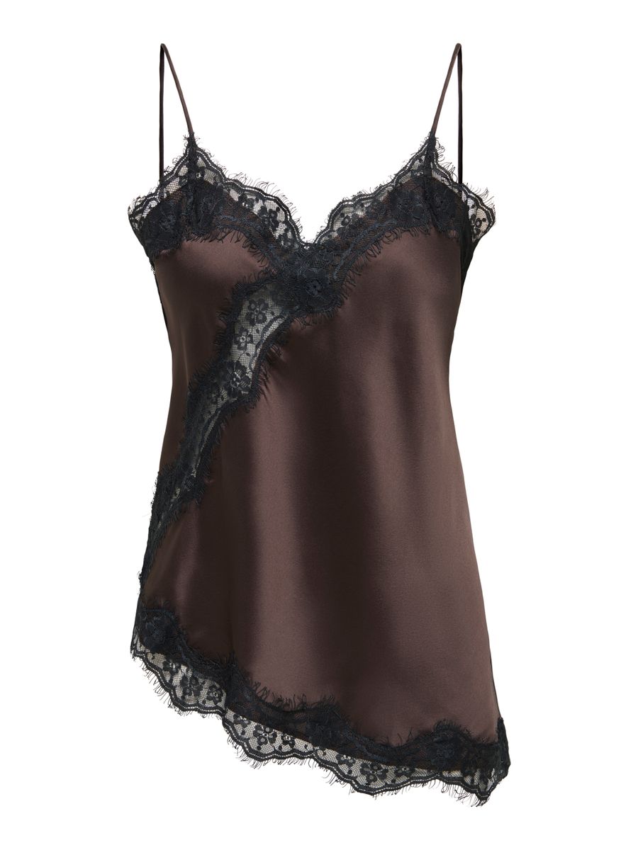 JDYFIFI S/L ASYM LACE SINGLET WVN NOOS