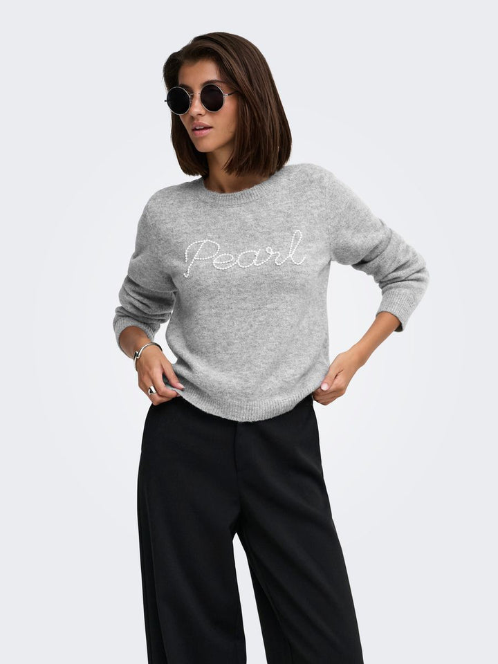 JDYLEONA L/S ON PEARL PULLOVER KNT