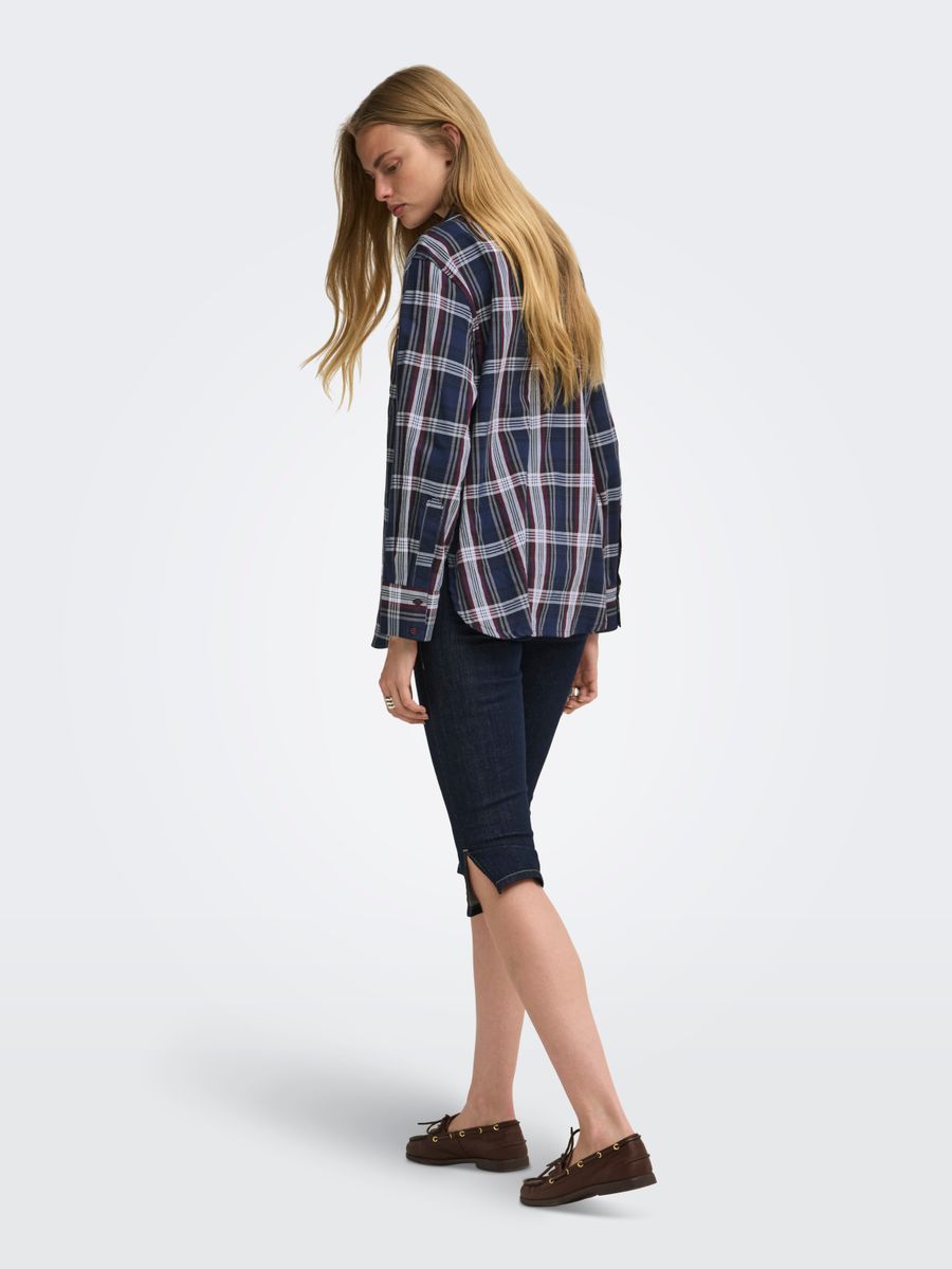 ONLSURANI L/S CHECK EMB SHIRT WVN