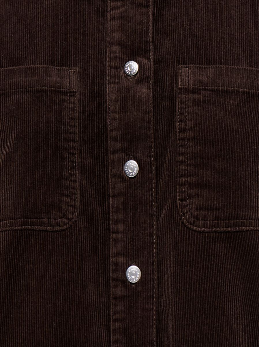 ONLCLEO-FLORA S/S CROP CORD SHIRT PNT