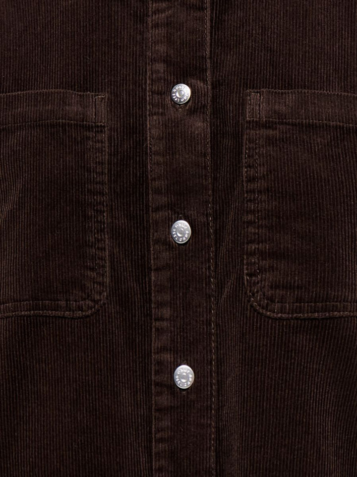 ONLCLEO-FLORA S/S CROP CORD SHIRT PNT