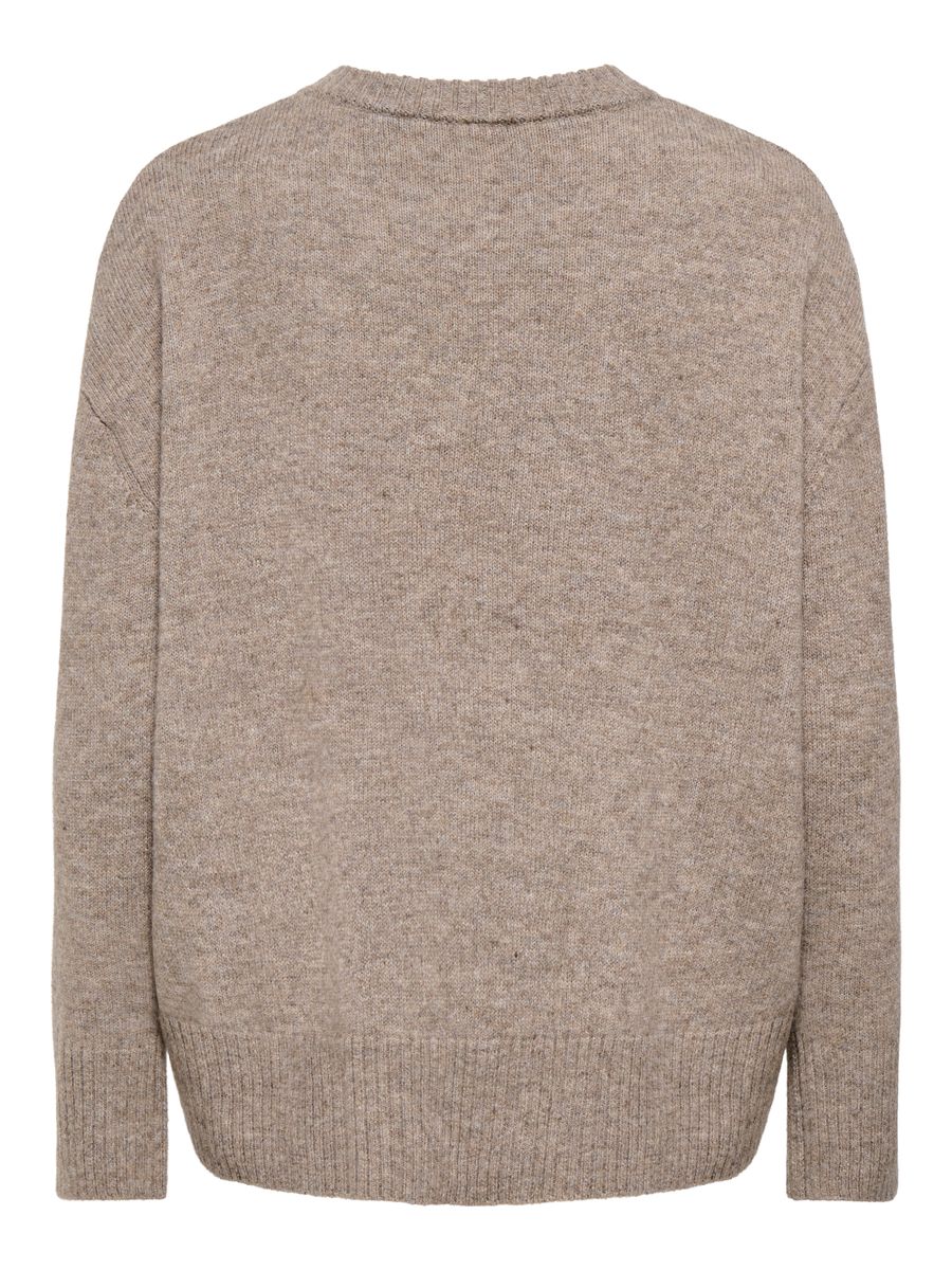 ONLALIVIA LS HIGH-LOW O-NECK KNT