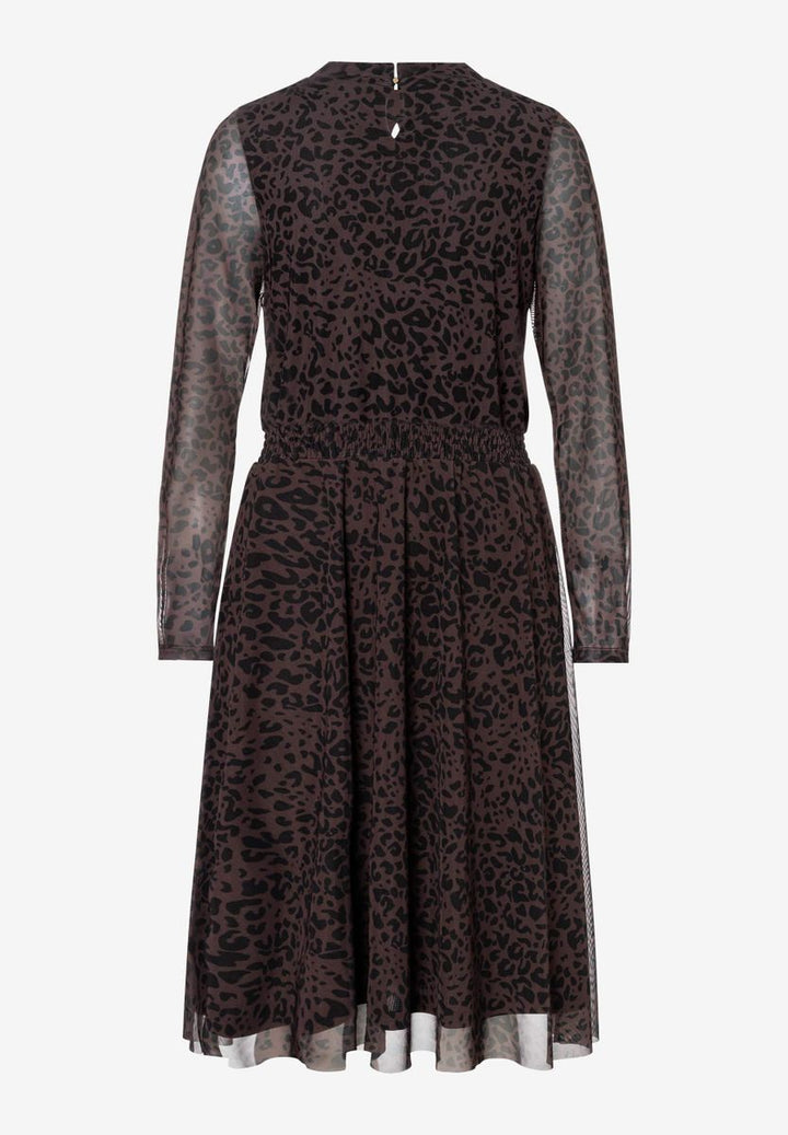 Meshkleid mit Leomuster