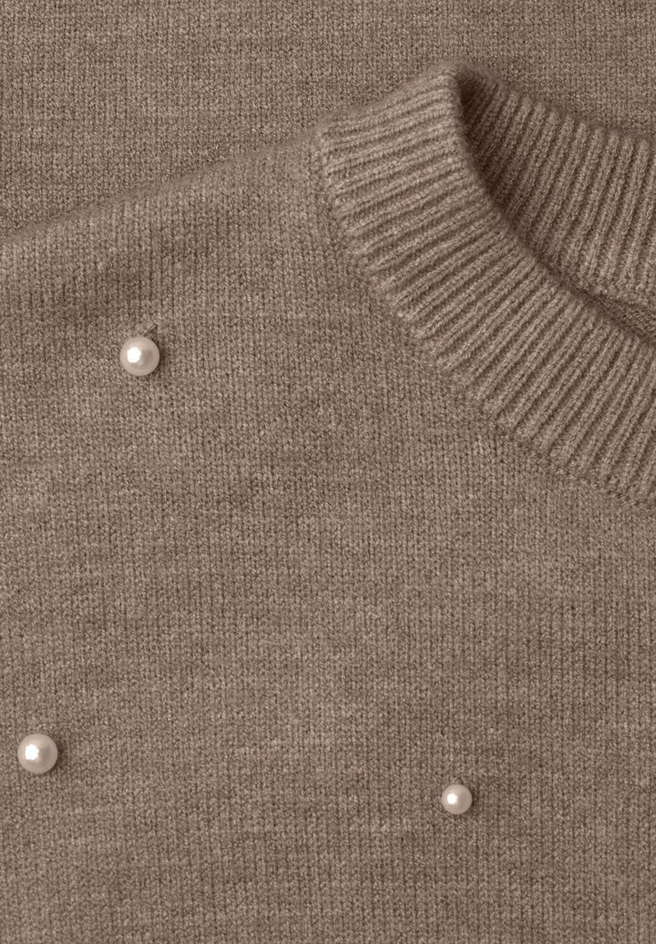3/4-Arm Pullover mit Rundhals