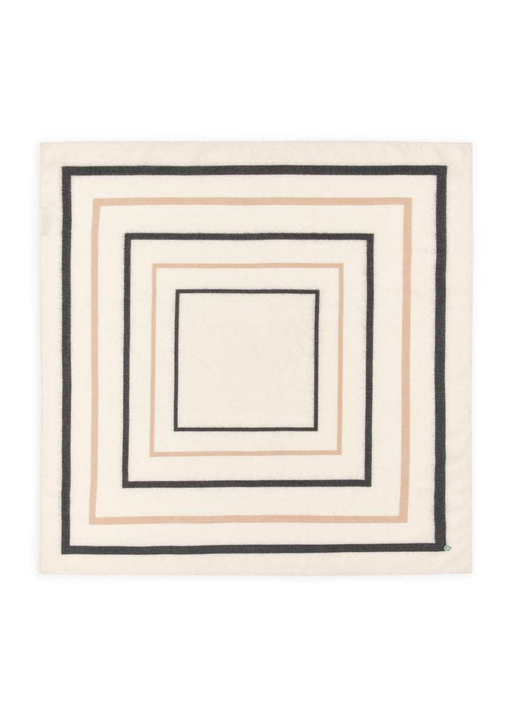 Kaschmirweiches Tuch mit Quadrat-Muster (3er-Pack)