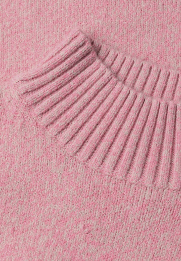 Mouliné Pullover mit Turtle Neck