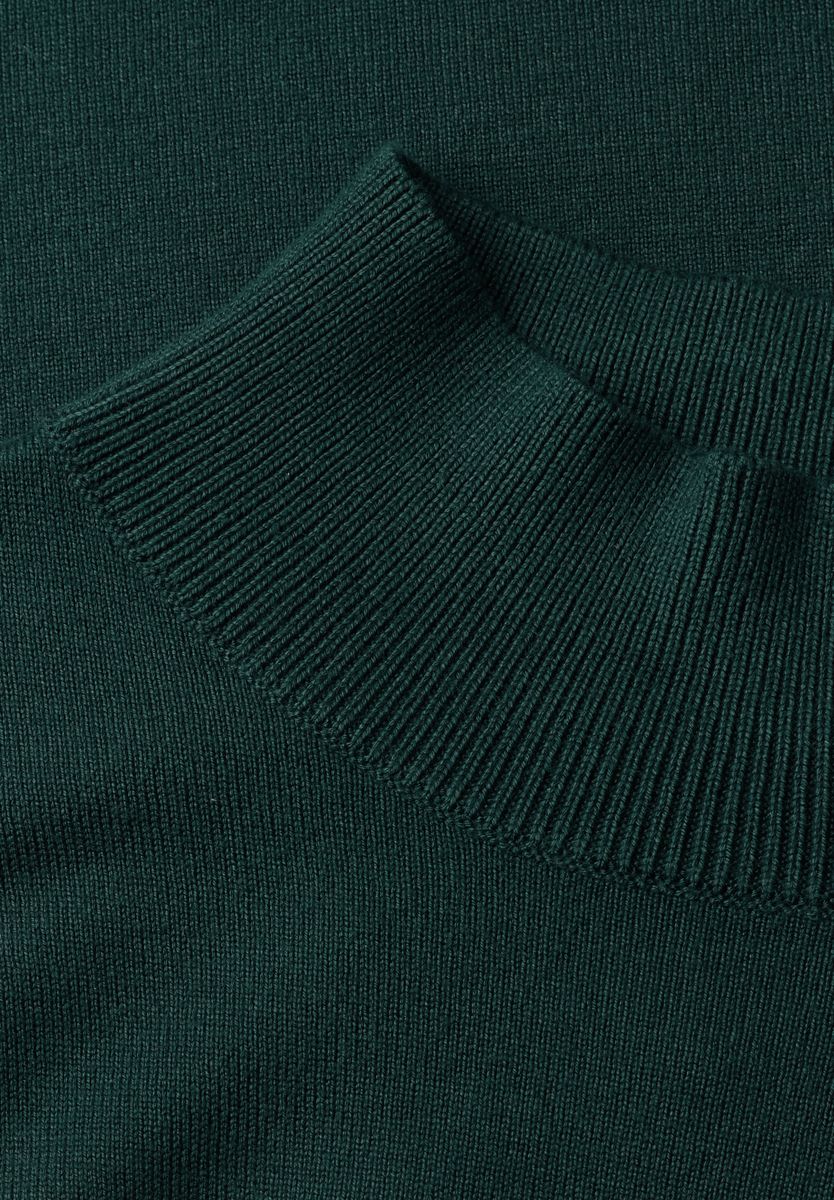 Basic Pullover mit Turtle Neck