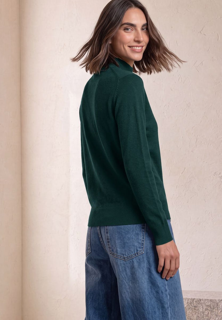 Basic Pullover mit Turtle Neck