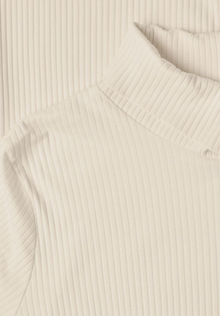 Basic Shirt in Unifarbe mit Rollkragen