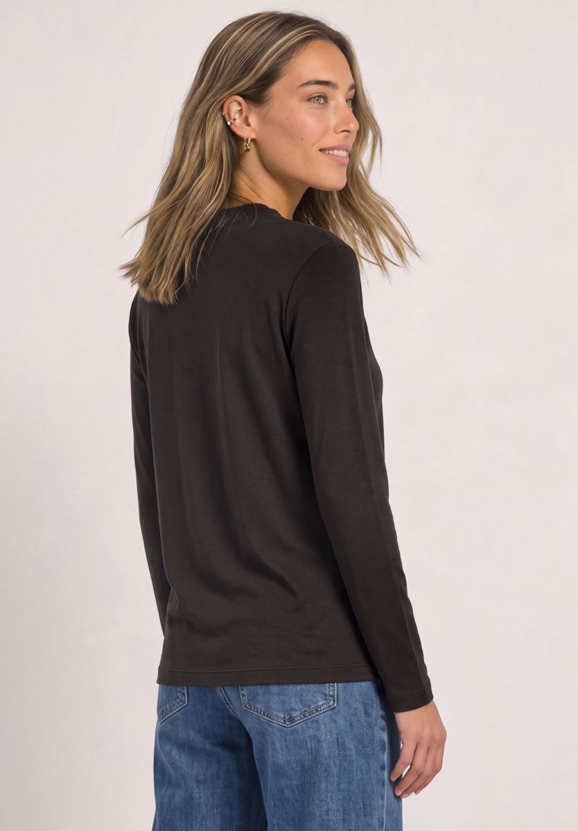 Shirt mit Turtle Neck und Schlitzdetail