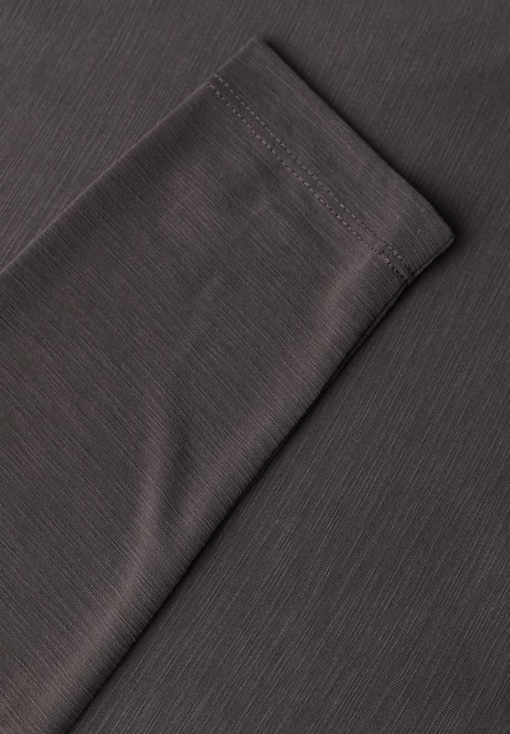 Silk-Look Shirt mit Wasserfall-Front