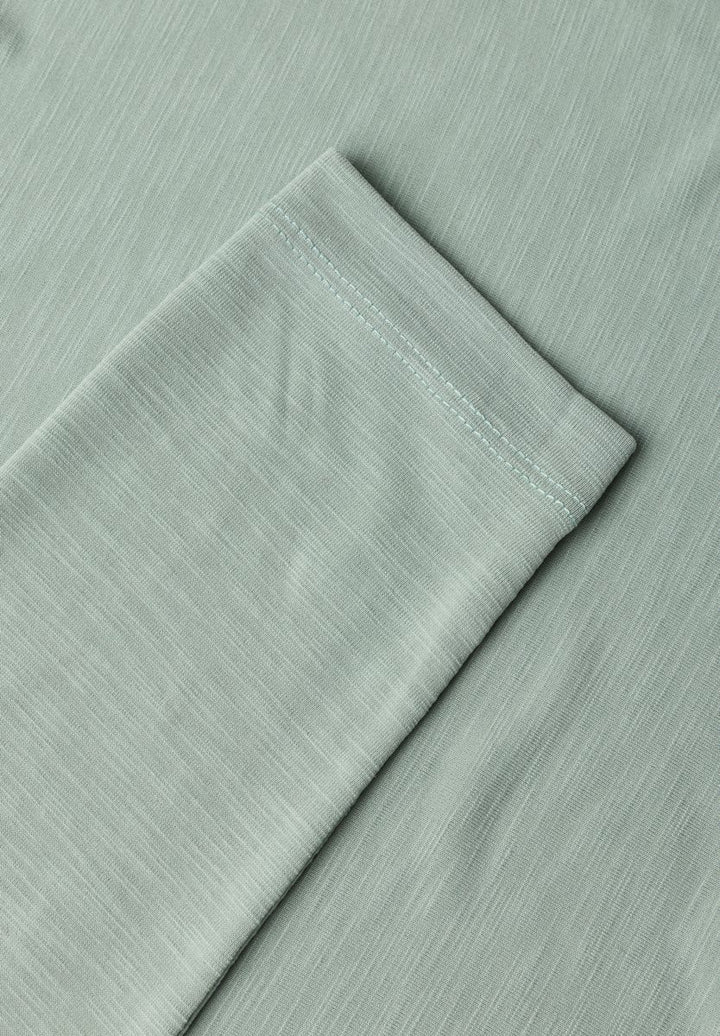 Silk-Look Shirt mit Wasserfall-Front