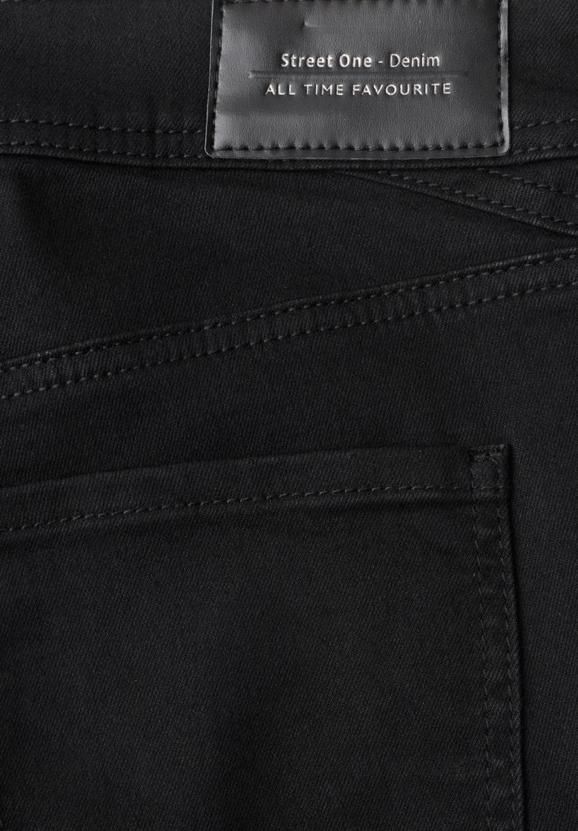 Mid Waist Slim Leg Jeans im Casual Fit