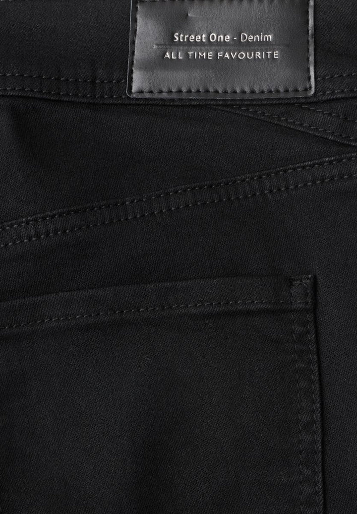 Mid Waist Slim Leg Jeans im Casual Fit