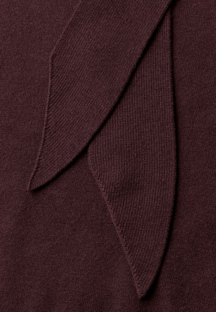 Langarm Pullover mit Schalkragen