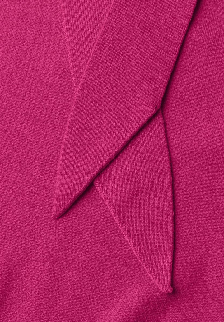Langarm Pullover mit Schalkragen