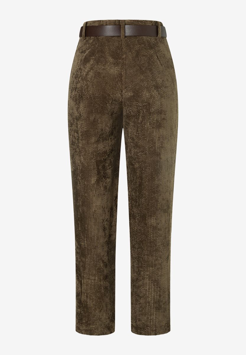 Cordhose mit Gürtel