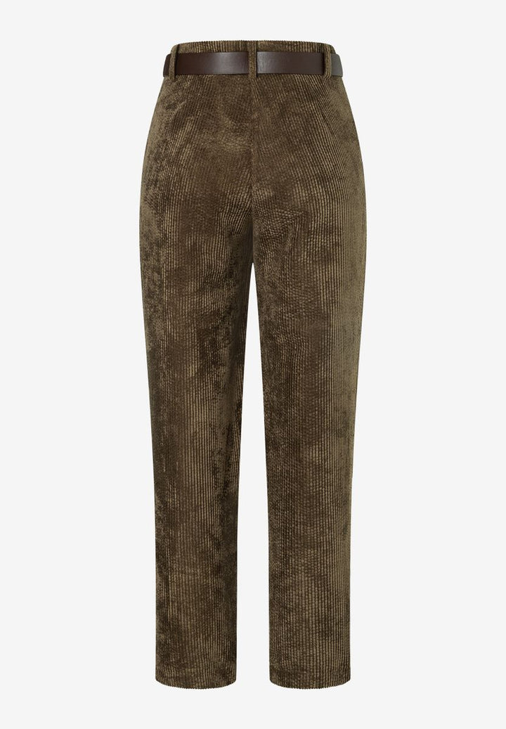 Cordhose mit Gürtel