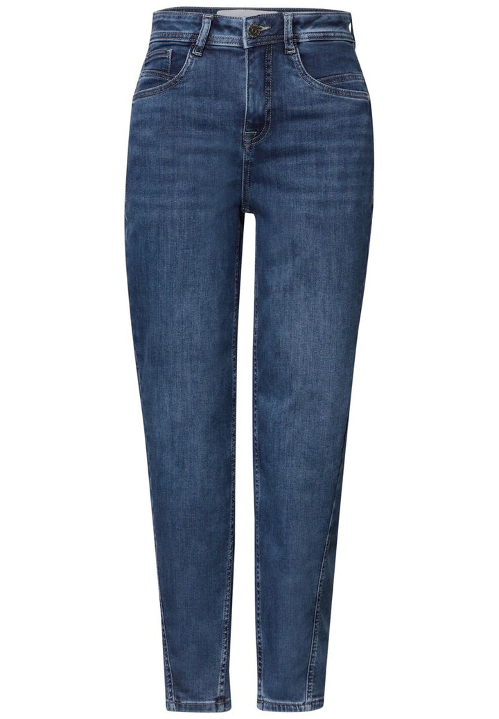 High Waist Barrel Leg Jeans im Loose Fit