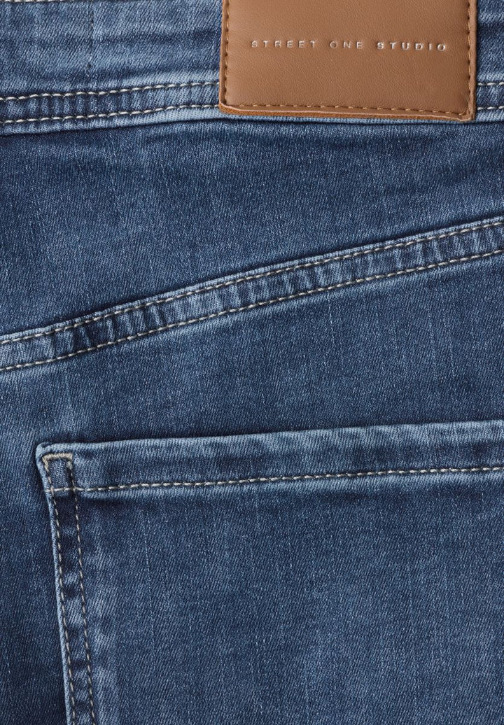 High Waist Barrel Leg Jeans im Loose Fit