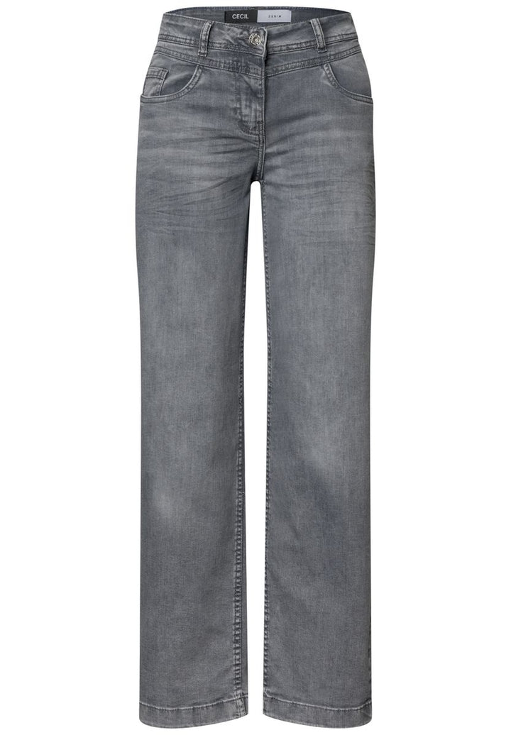 High Waist Wide Leg Jeans im Loose Fit