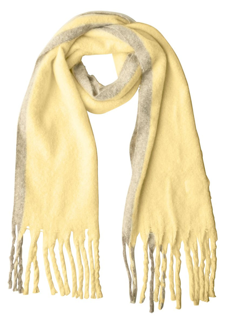 Langer Schal im Two-Tone-Look