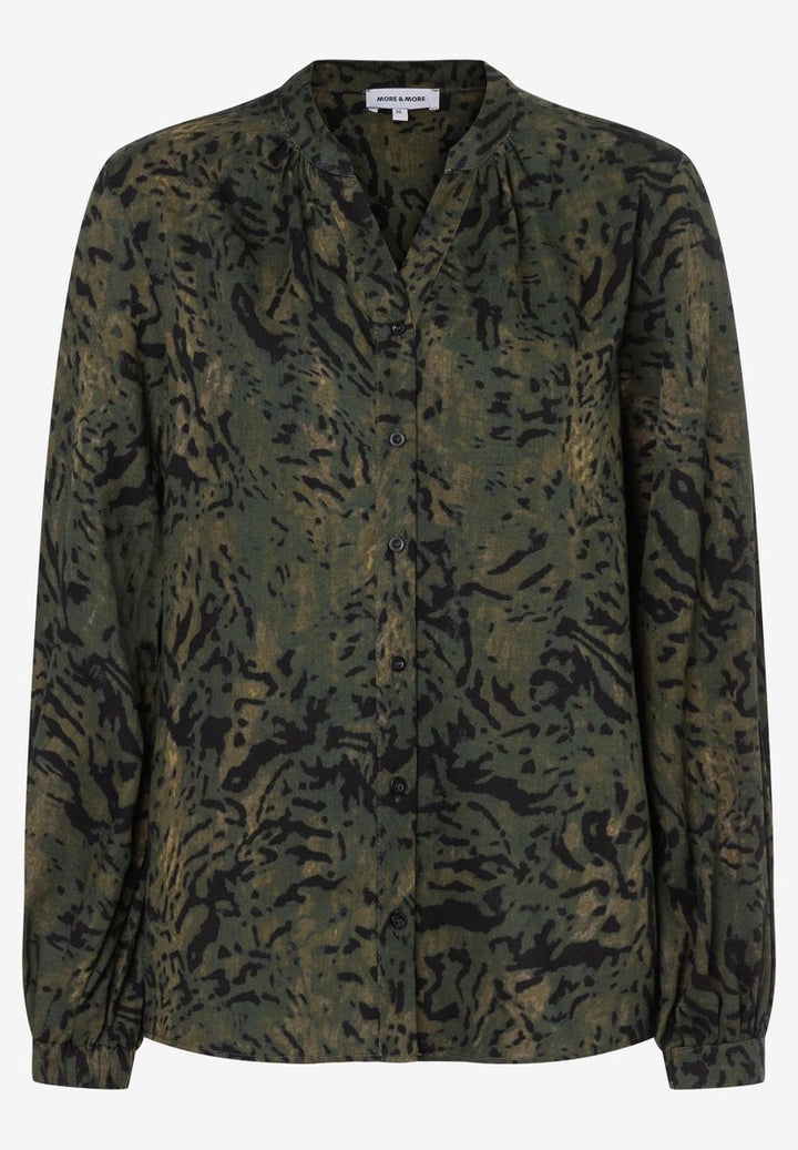 Bluse mit Allover-Print