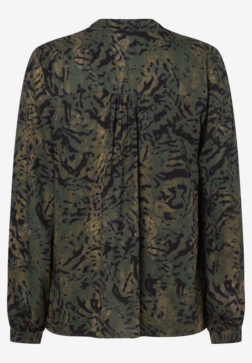 Bluse mit Allover-Print