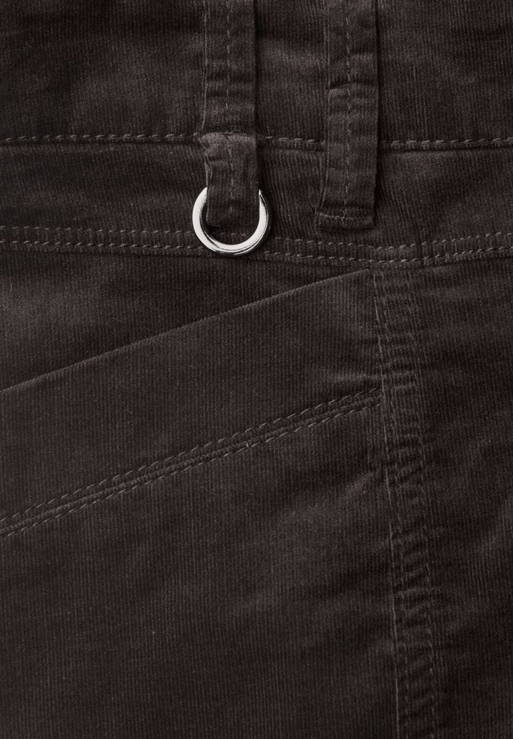 Barrel Leg Hose aus Cord im Casual Fit