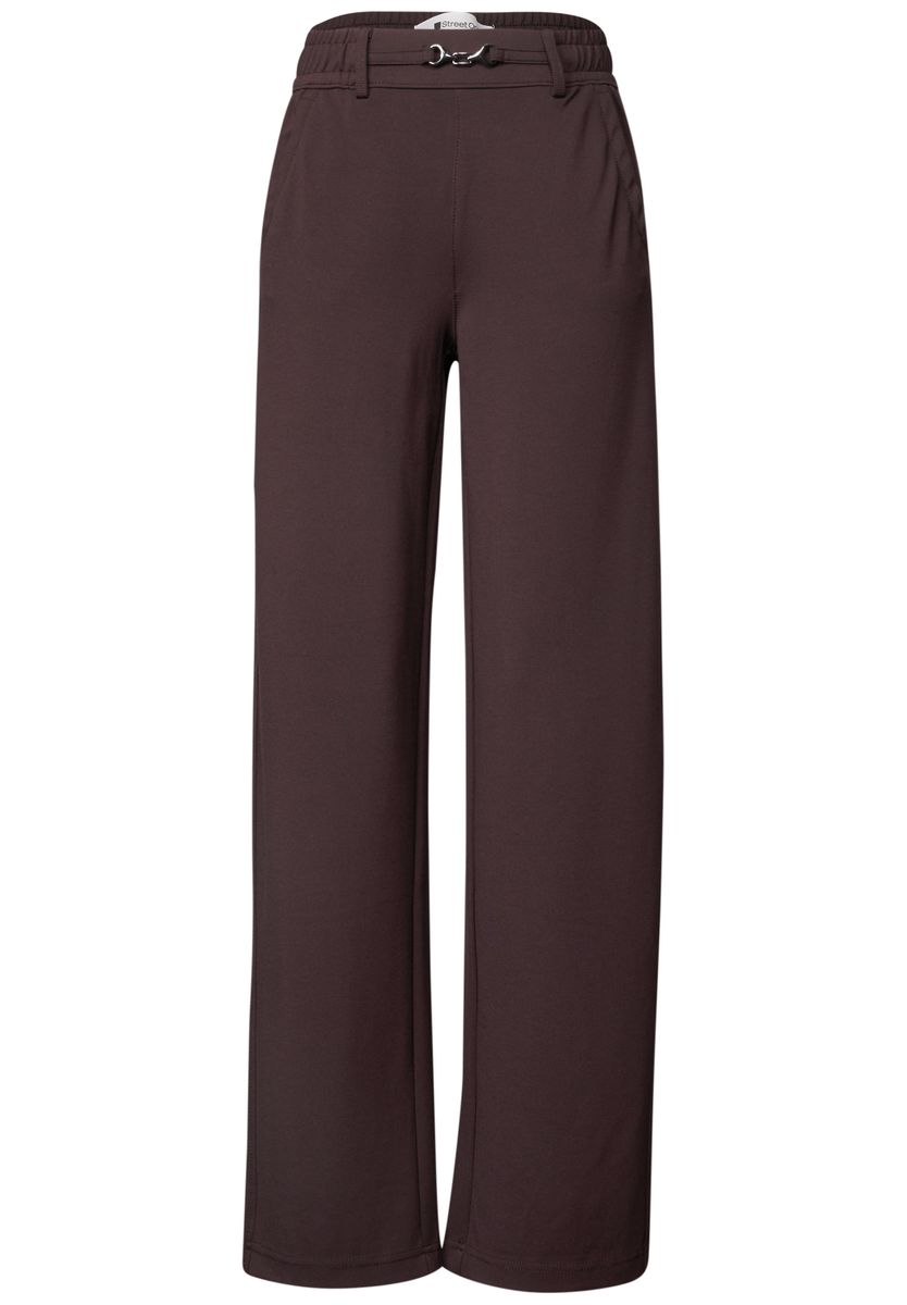 High Waist Straight Leg Hose im Casual Fit